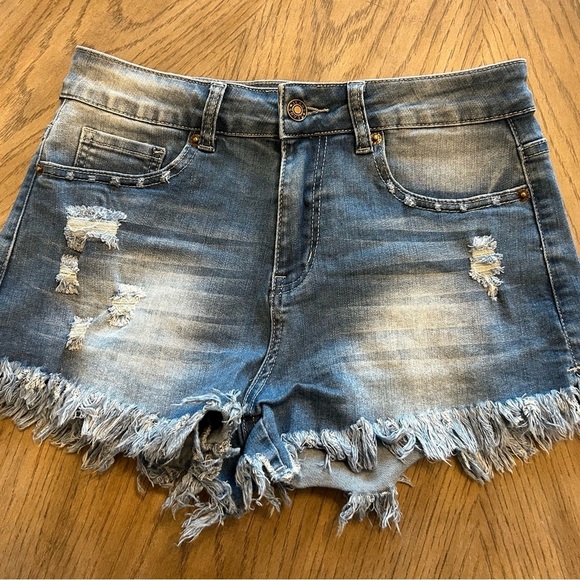 Pants - Denim jean distressed jean women’s shorts size S